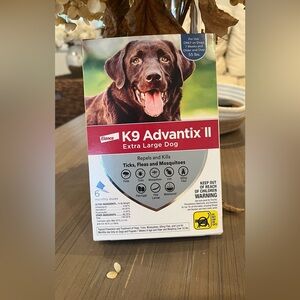 K9 Advantix II for Extra Large Dogs - 6 Pack - Unopened